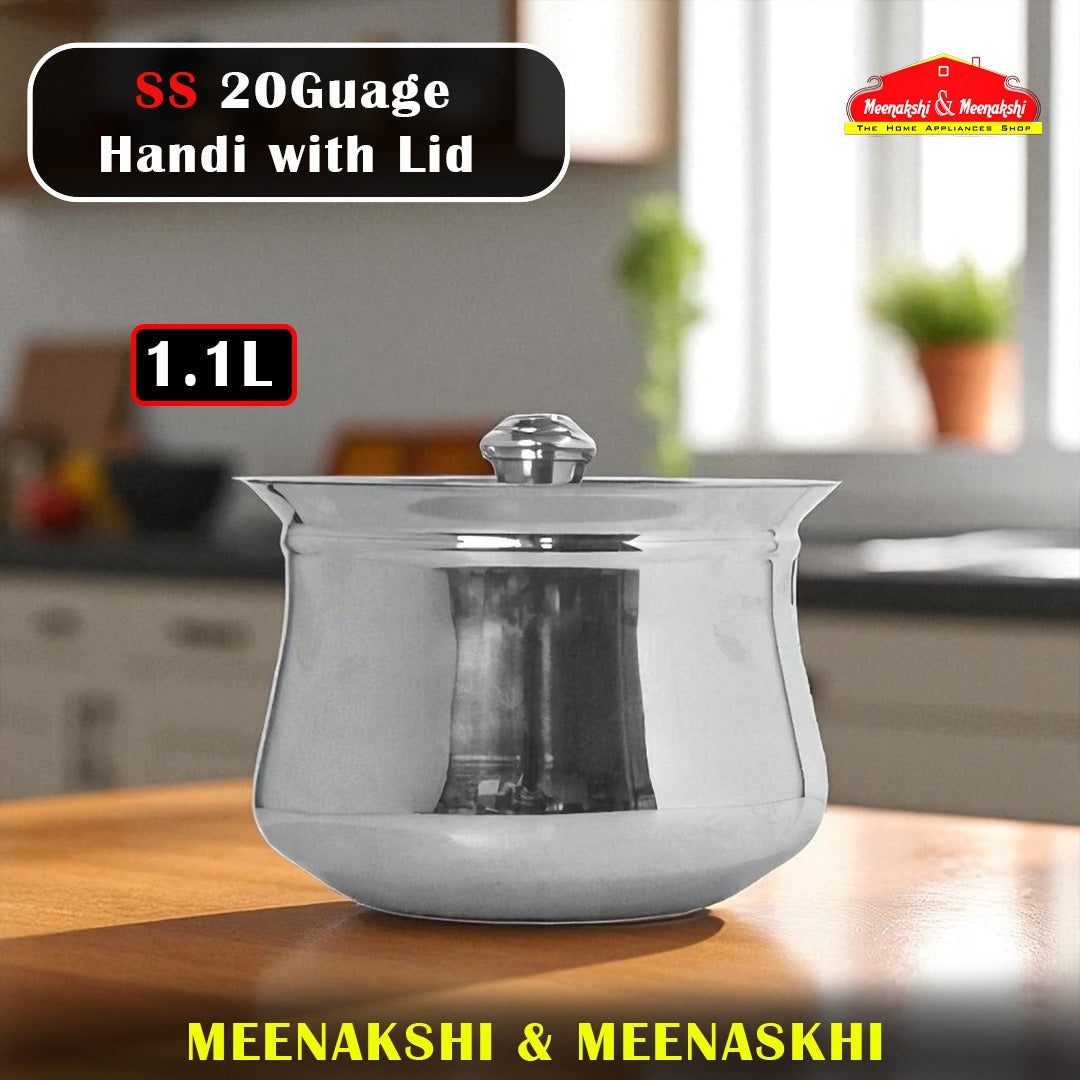 SS 20Guage Handi with Lid 1.1L