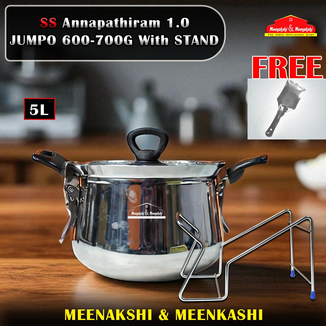 SS ANNAPATHIRAM 1.0 JUMBO 600G -700G 5L With STAND