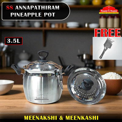 SS Annapathiram Pineapple Pot 3.5L