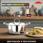 MAXI TRIPLY BIRIYANI POT 28CM/8.3L