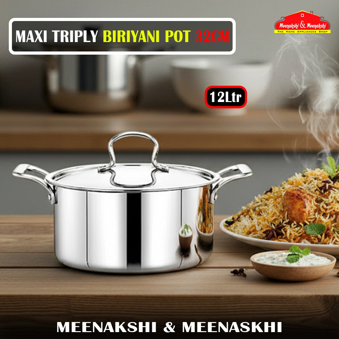 MAXI TRIPLY BIRIYANI POT 32CM/12L