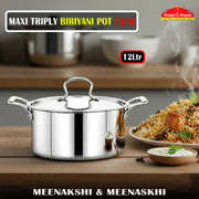 MAXI TRIPLY BIRIYANI POT 32CM/12L