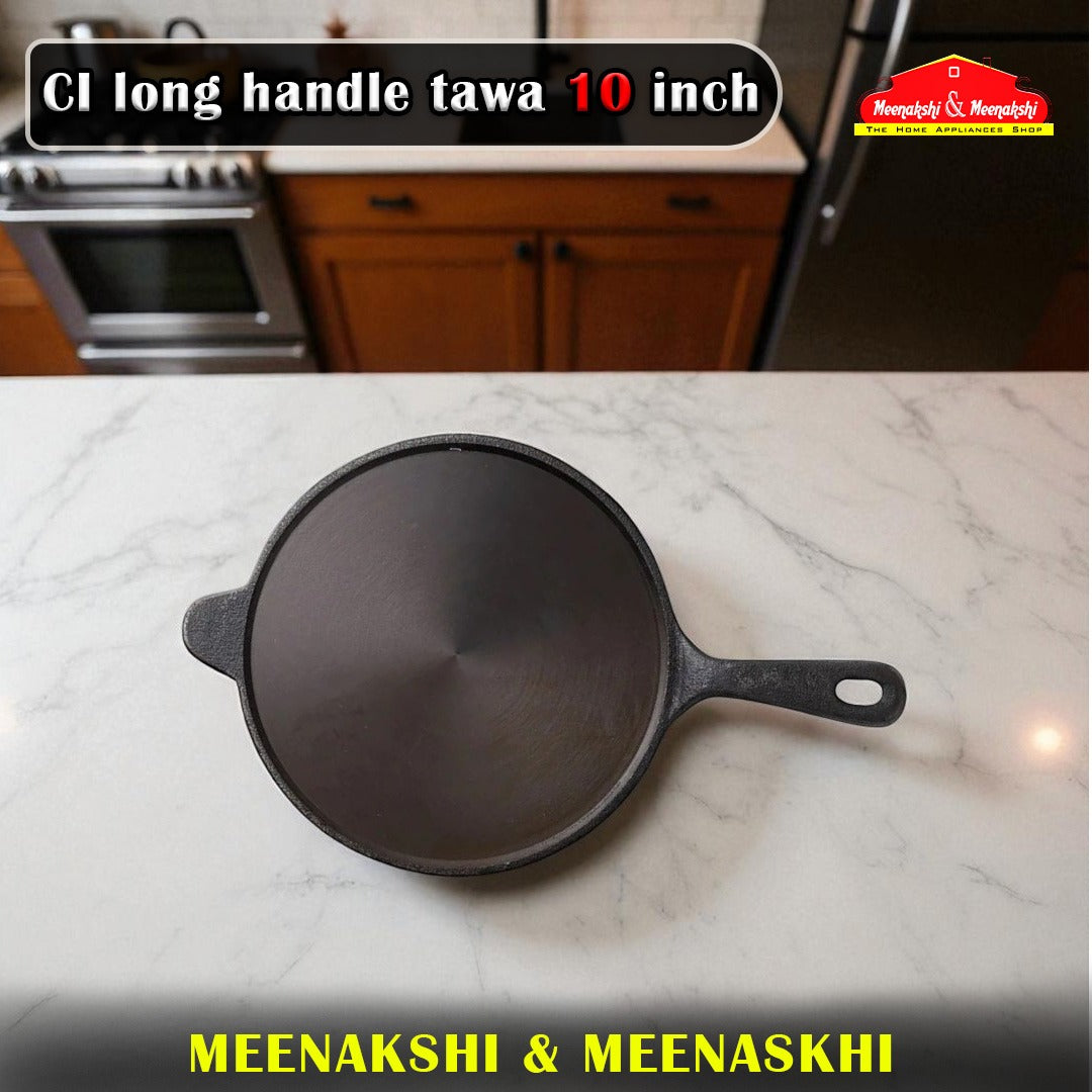 CI LONG HANDLE TAWA 10IN
