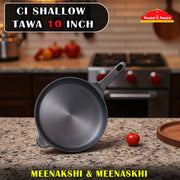 CI SHALLOW TAWA 10 INCH