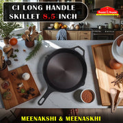 CI LONG HANDEL SKILLET-8.5 INCH