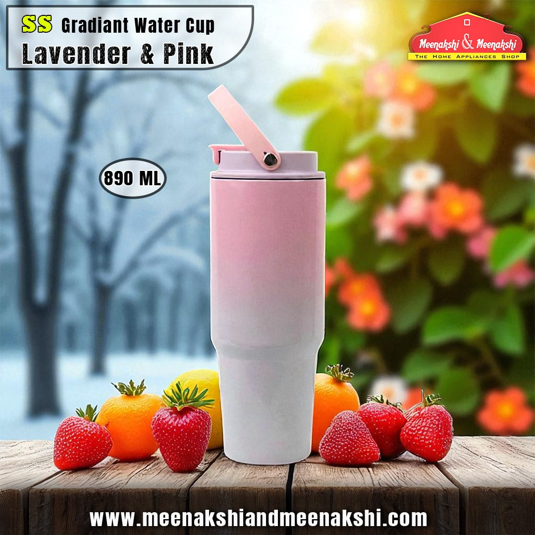 SS Gradiant Vacuum Cup 890ml Lavender & Pink