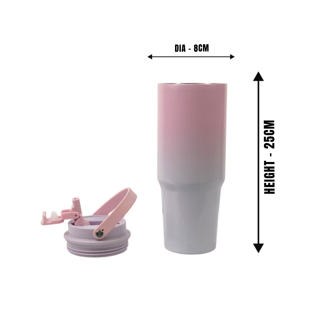 SS Gradiant Vacuum Cup 890ml Lavender & Pink