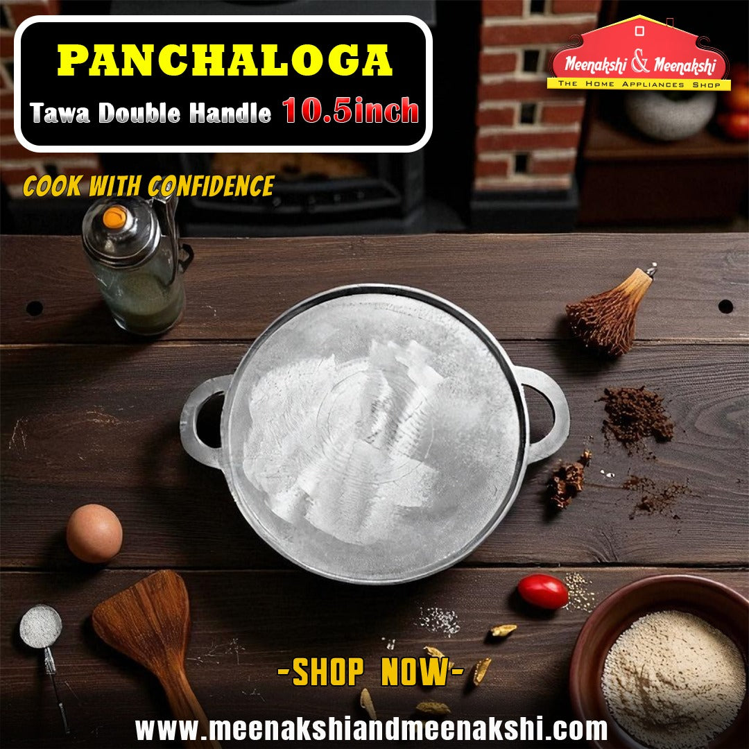 Panchaloga Tawa Double Handle 26cm