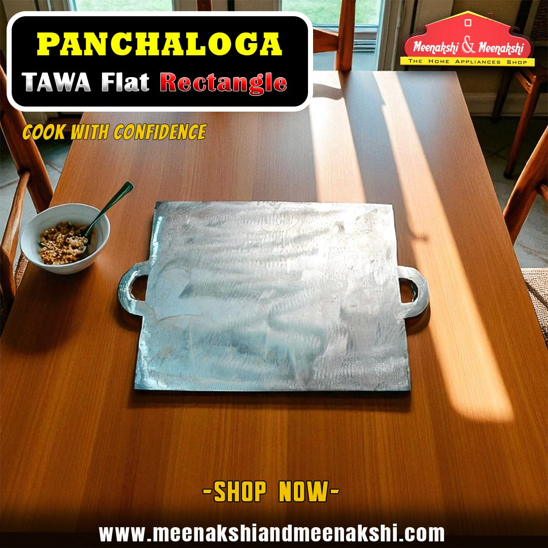 Panchaloga Tawa Flat Rectangle 31cm
