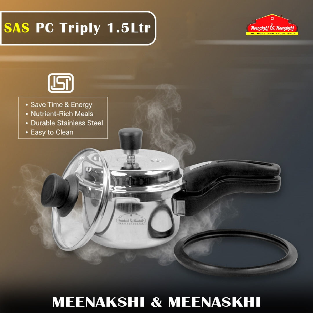 SAS PC Triply  Cooker 1.5Ltr
