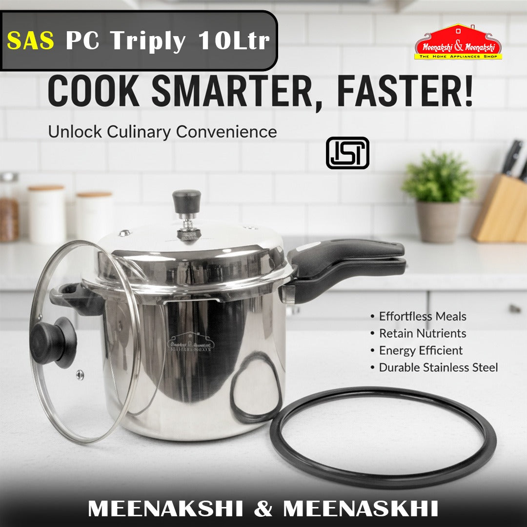 SAS PC Triply Cooker 10Ltr