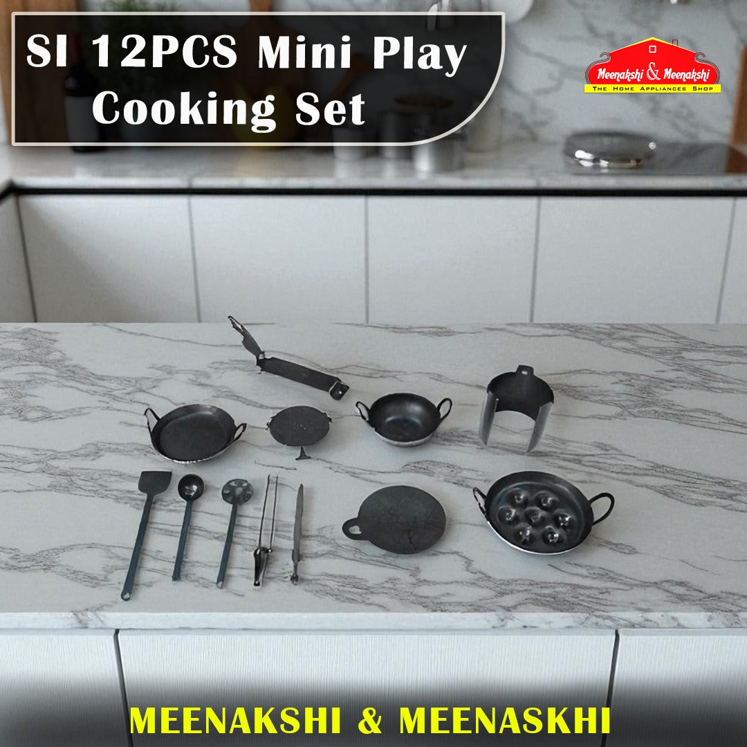 SI 12PCS MINI PLAY COOKING SET